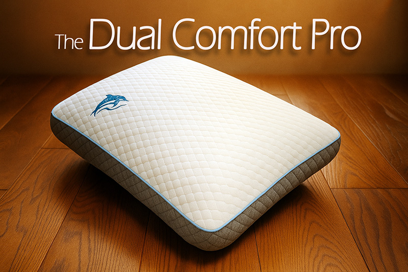 Dual Comfort Pro — double-sided anti-snoring pillow
