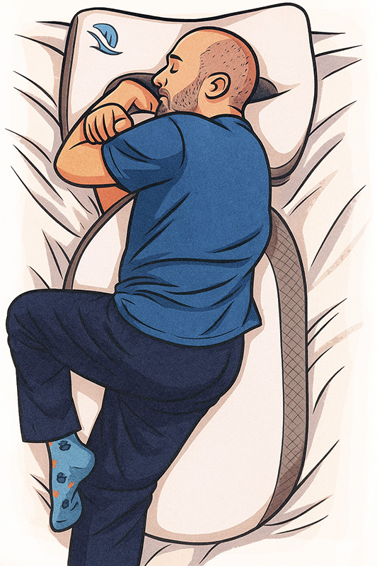 Side Sleep Pro — clinician-designed side sleeping pillow system